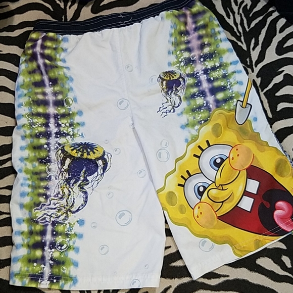 Y2K Spongebob Swim Trunks - Picture 11 of 13